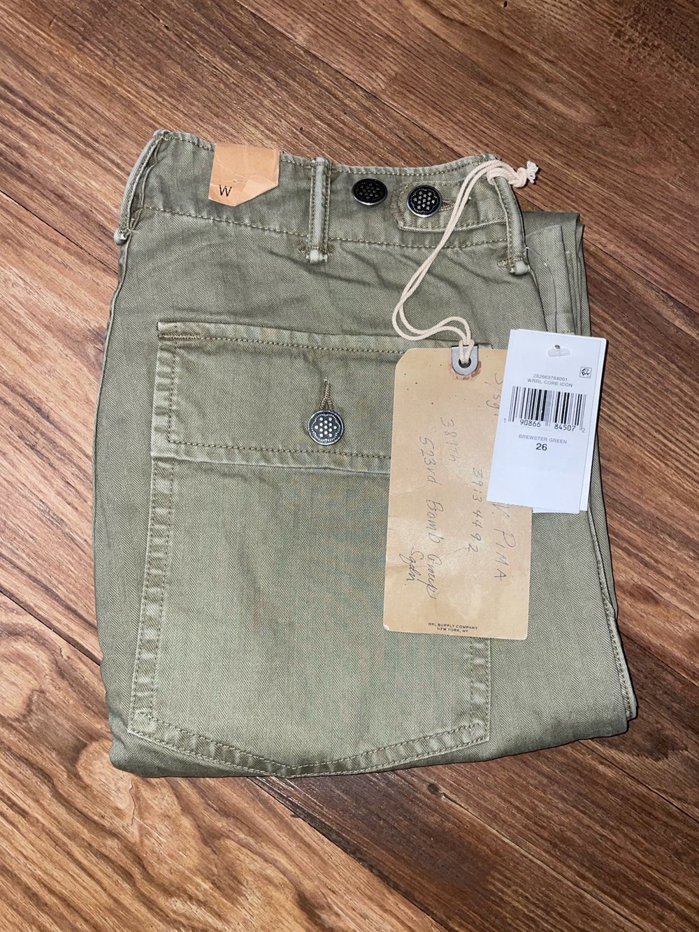 RRL Brewster Green Utility Pants
